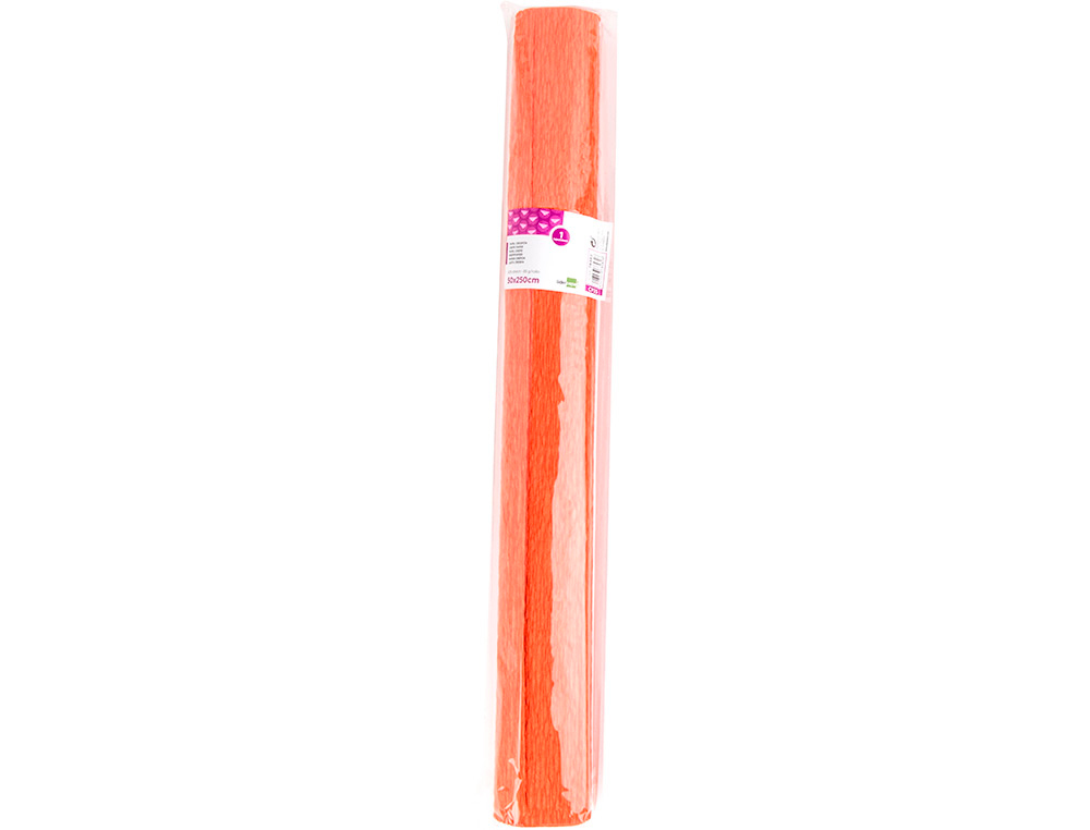 Papel crepe florista liderpapel 50 cm x 2,5 m 85gr laranja ( Imagem 2 de 6 ) - Preview