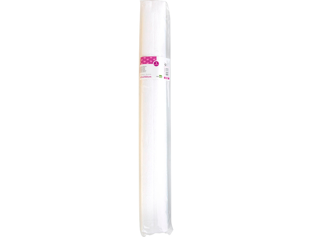 Papel crepe florista liderpapel 50 cm x 2,5 m 85gr branco ( Imagem 2 de 6 ) - Preview