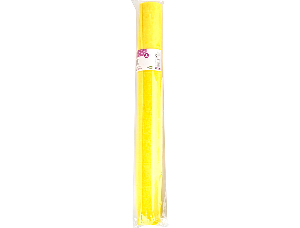 Papel crepe florista liderpapel 50 cm x 2,5 m 85gr amarelo ( Imagem 2 de 6 ) - Preview