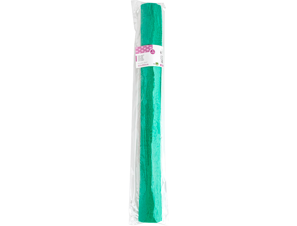 Papel crepe florista liderpapel 50 cm x 2,5 m 85gr turquesa ( Imagem 2 de 6 ) - Preview