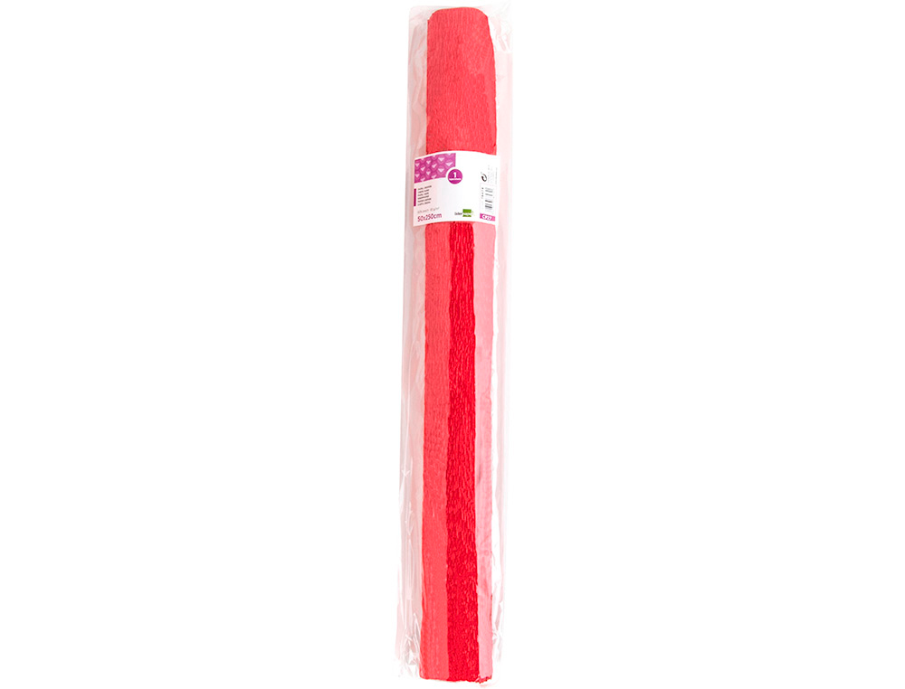 Papel crepe florista liderpapel 50 cm x 2,5 m 85gr vermelho ( Imagem 2 de 6 ) - Preview