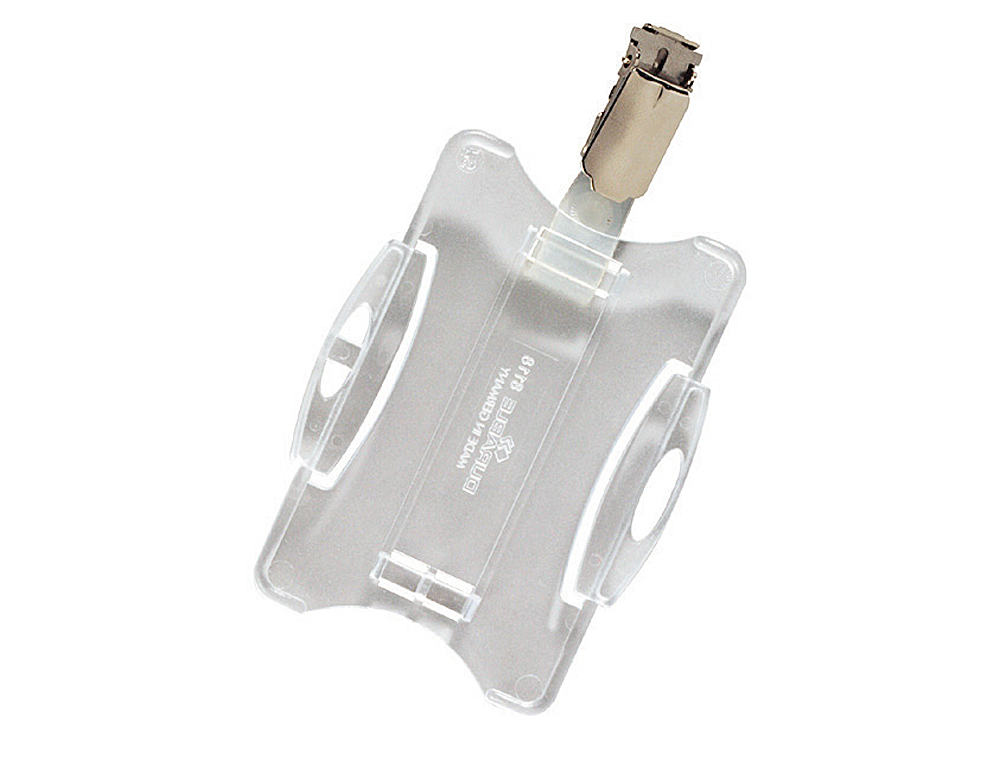 Identificador durable com clip giratorio uso vertical/horizontal 54x85 mm (25 unidades) ( Imagem 2 de 2 ) - Preview