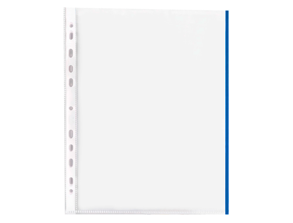 Bolsa catalogo q-connect din a4 70 microns pp cristal com borda azul bolsa de 10 unidades ( Imagem 2 de 4 ) - Preview