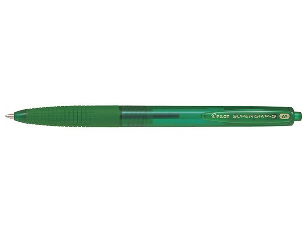 Esferografica pilot supergrip g verde retratil sujeicao de borracha tinta base de oleo ( Imagem 2 de 6 ) - Preview