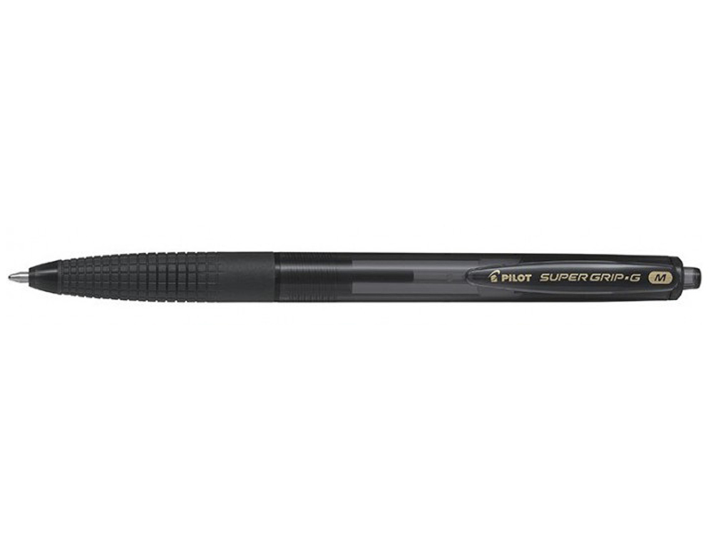 Esferografica pilot supergrip g preto retratil sujeicao de borracha tinta base de oleo ( Imagem 2 de 6 ) - Preview
