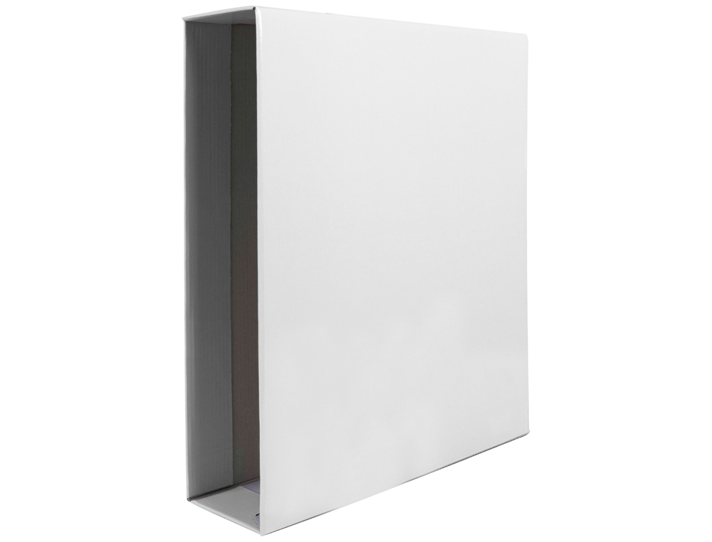 White A4 wide spine file folder box for Liderpapel Documenta documents. ( Imagem 3 de 3 ) - Preview
