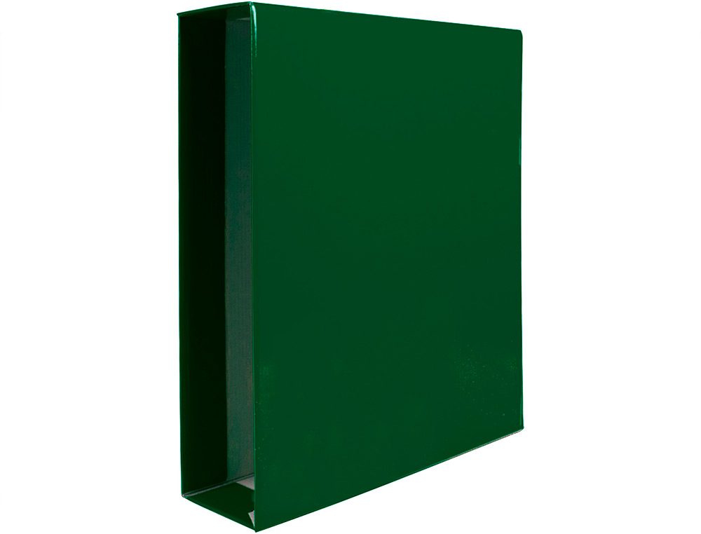 Box for file folder, paper, cardboard, folio, document, spine 82mm, green color. ( Imagem 3 de 4 ) - Preview