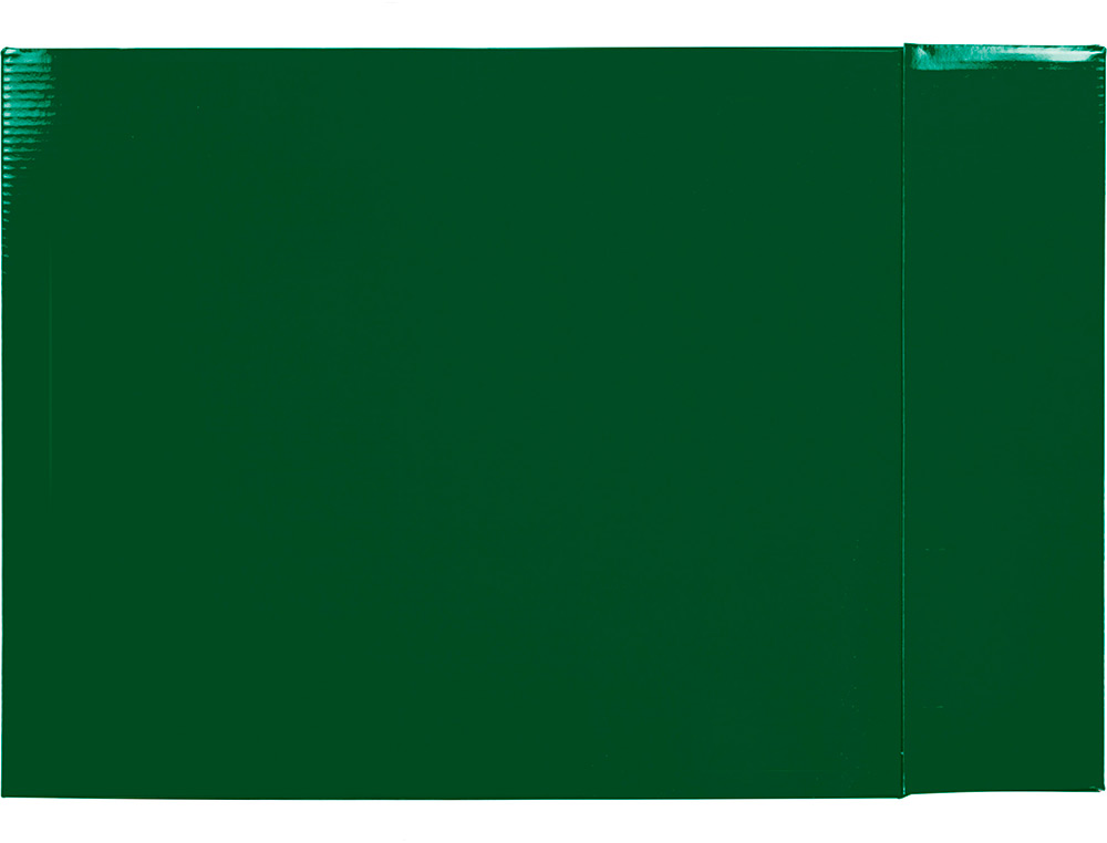 Box for file folder, paper, cardboard, folio, document, spine 82mm, green color. ( Imagem 4 de 4 ) - Preview