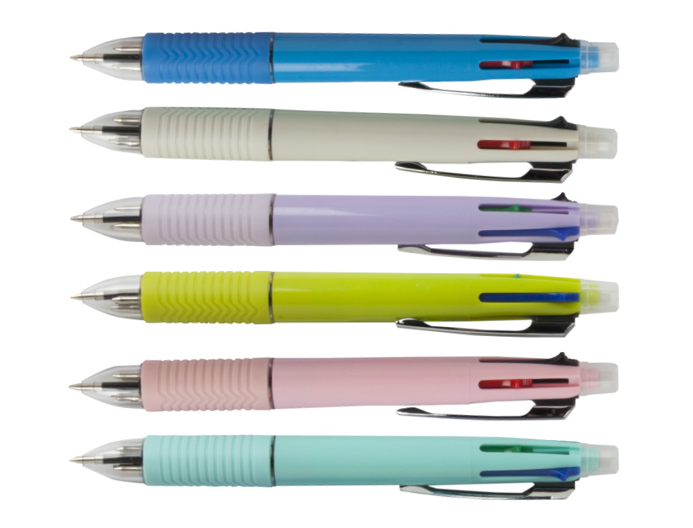 Esferográfica Stetro 5 em 1: Azul, Preto, Vermelho, Verde de 0,7mm e Lapiseira de 0,5mm ( Imagem 5 de 12 ) - Preview