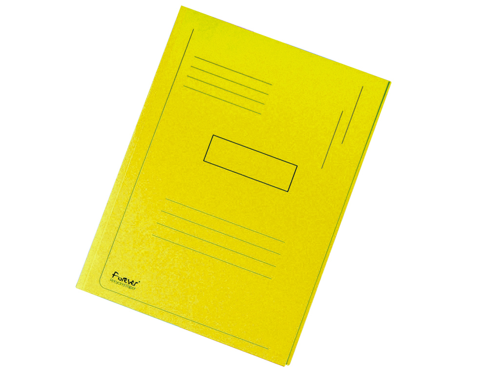 Classificador exacompta cartolina reciclada din a4 amarelo 280gr com 2 abas interior (50 unidades) ( Imagem 2 de 3 ) - Preview