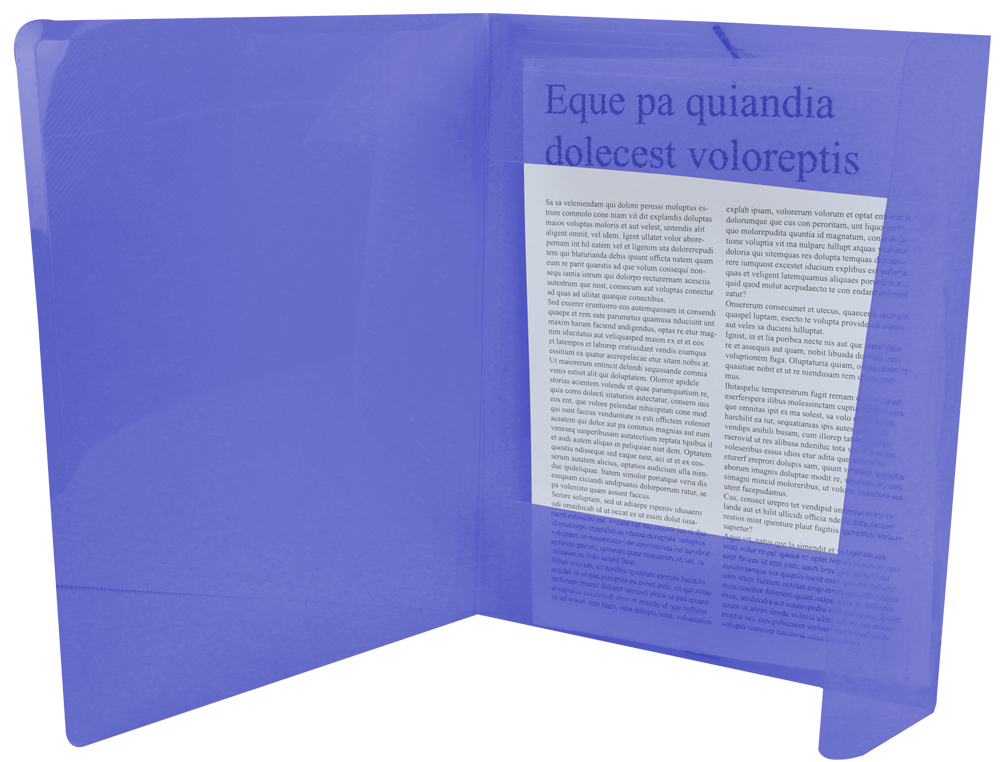 Pasta de elasticos polipropileno liderpapel din a4 azul ( Imagem 4 de 10 ) - Preview
