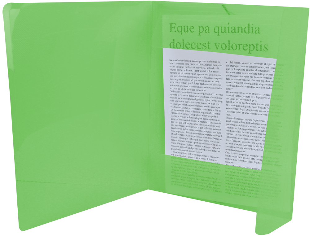 Pasta de elasticos polipropileno liderpapel din a4 verde ( Imagem 3 de 10 ) - Preview