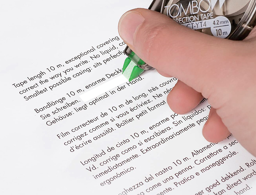 Corretor tombow fita 4,2mmx 10mt ( Imagem 5 de 5 ) - Preview