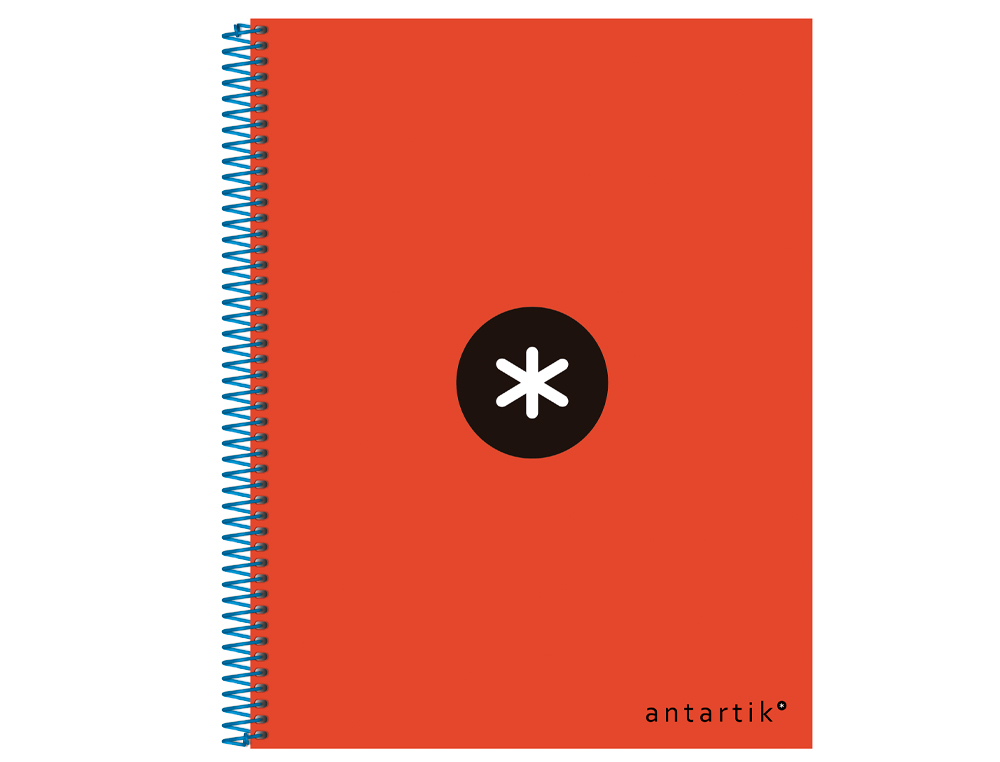 Caderno espiral liderpapel din a4 antartik capa forrada 120 f 100 gr pautado 5 bandas de cores 4 furos cor vermelho ( Imagem 4 de 12 ) - Preview