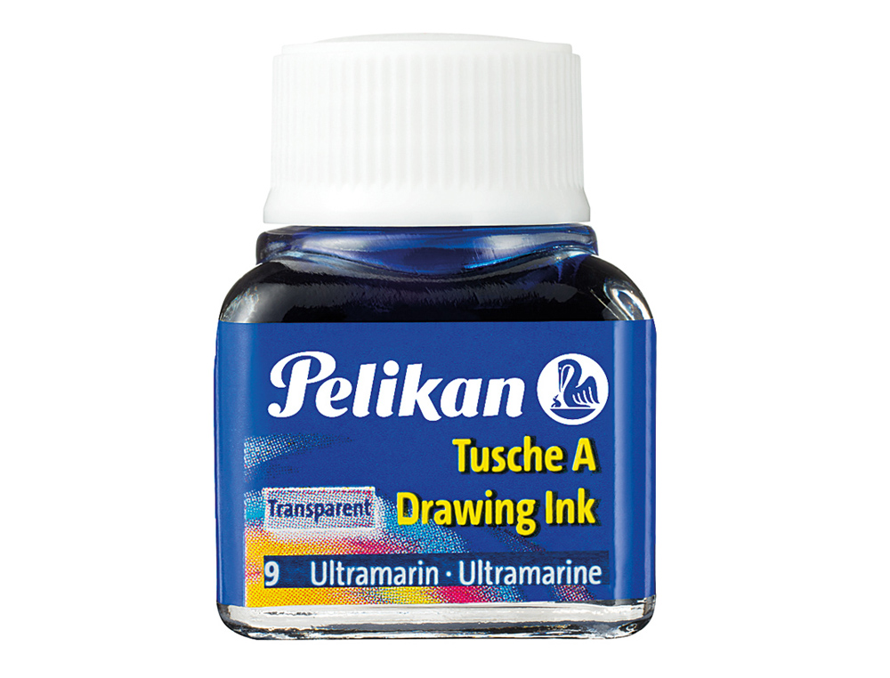 Tinta Da China Pelikan - Frasco 10 ml  - Azul Ultramar ( Imagem 2 de 4 ) - Preview