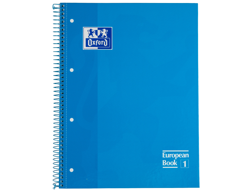 Caderno Espiral Oxford C/Capa Extradura, Microperfurado Din A4 80 Folhas, Quadricula 5mm - Turquesa ( Imagem 3 de 11 ) - Preview