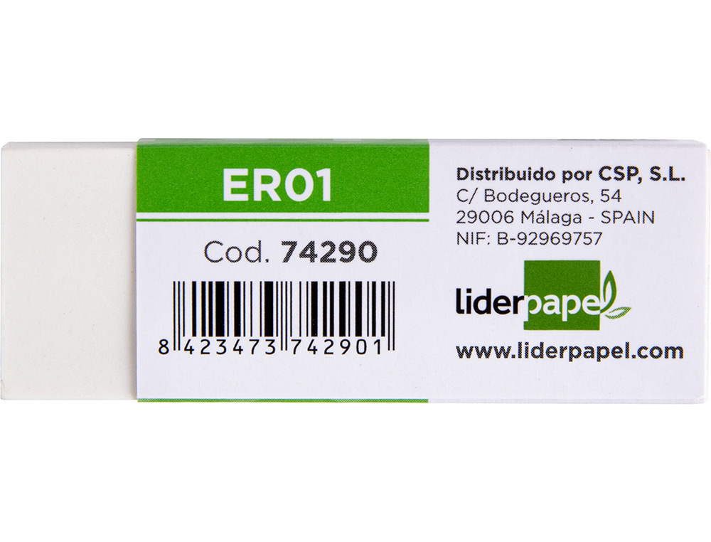 Borracha Liderpapel Branca ( Imagem 3 de 5 ) - Preview