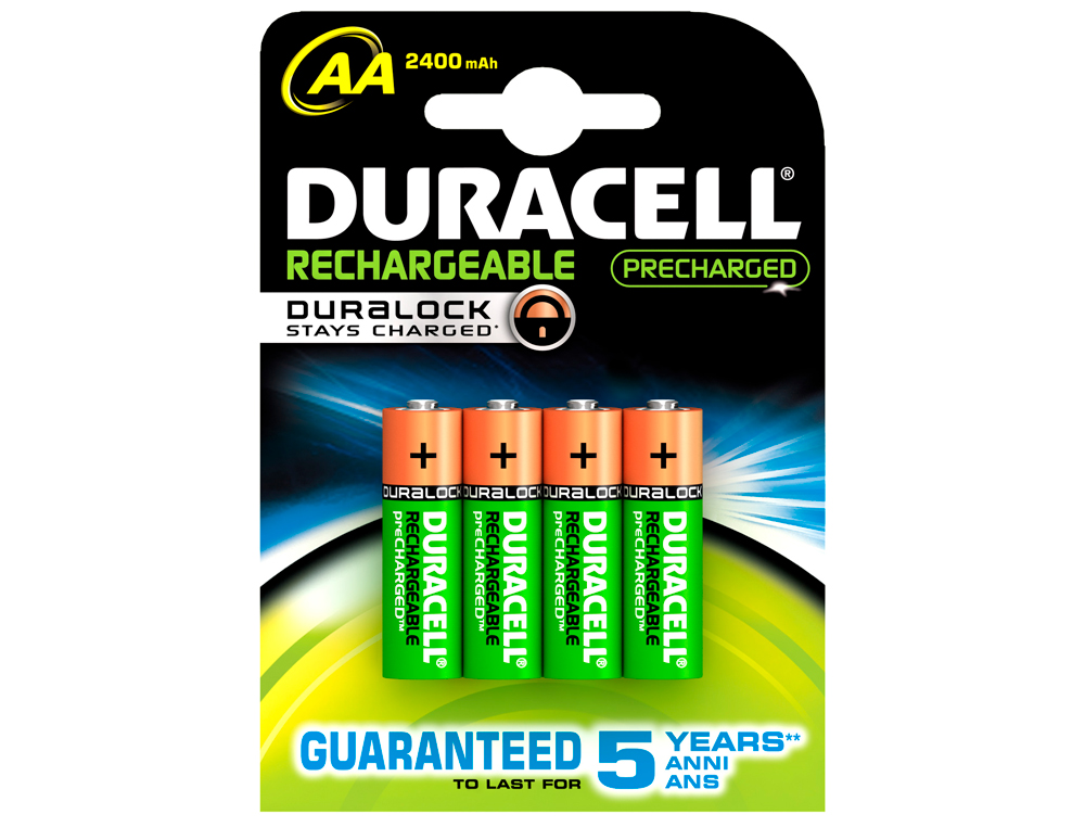 Pilha duracell recarregavel staycharged aa 2100 mah blister de 4 unidades ( Imagem 4 de 4 ) - Preview