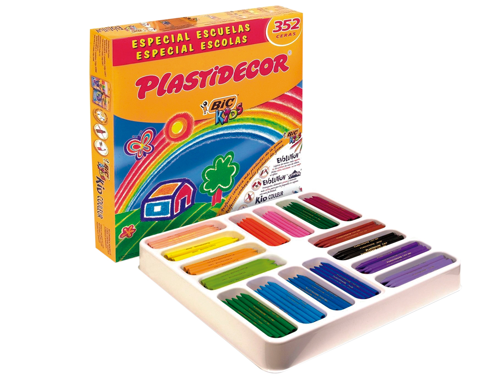 Lapis de cera plastidecor caixa de 352 cores ( Imagem 2 de 2 ) - Preview
