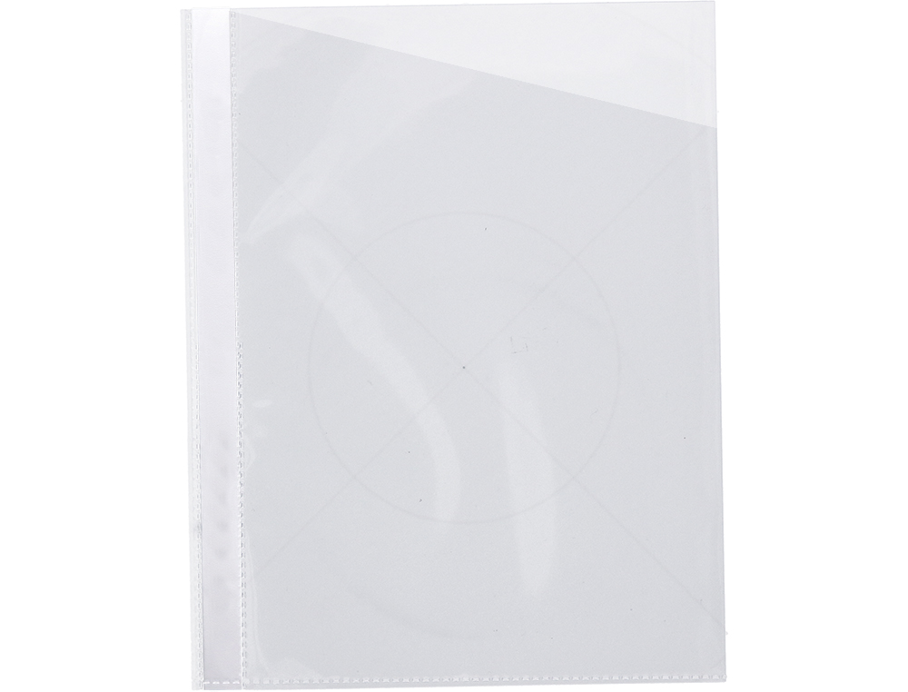 Bolsa protectora q-connect corte obliquo transparente din a4 sem furos pvc 100 microns caixa de 100 unidades ( Imagem 3 de 4 ) - Preview