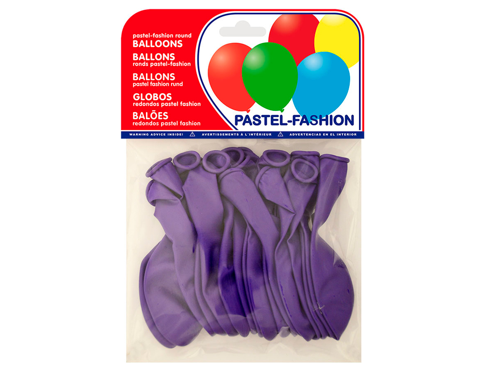 Baloes pastel lilas bolsa de 20 unidades ( Imagem 2 de 2 ) - Preview