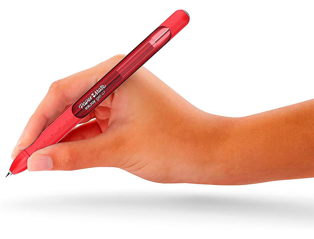 Esferografica paper mate inkjoy retratil gel pen traço 0,7 mm vermelho (12 unidades) ( Imagem 4 de 7 ) - Preview