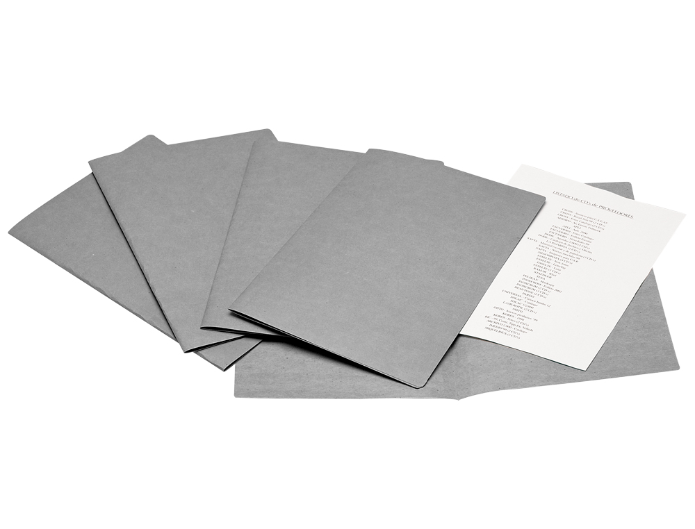 Classificador liderpapel em cartolina de 180 gr din a4 cinza intenso (50 unidades) ( Imagem 5 de 19 ) - Preview