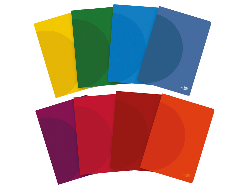 Caderno agrafado liderpapel 360 capa de plastico din a5 48 f 90 gr pautado com dupla margem cores sortidas (8 unidades) ( Imagem 5 de 21 ) - Preview