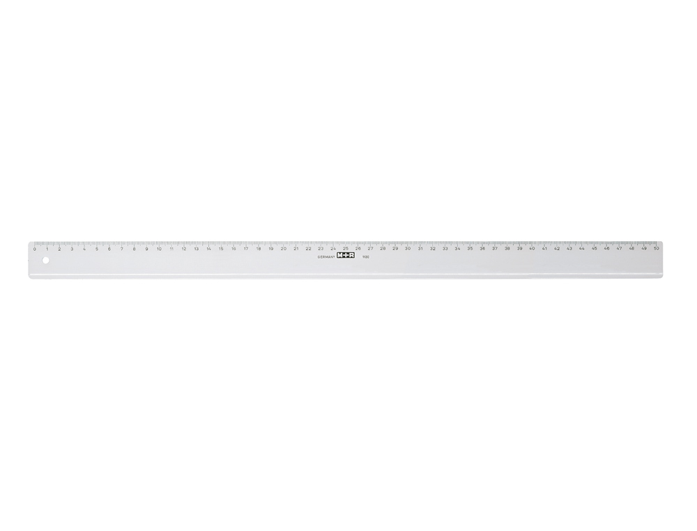 Regua m+r 50 cm plastico transparente ( Imagem 2 de 3 ) - Preview