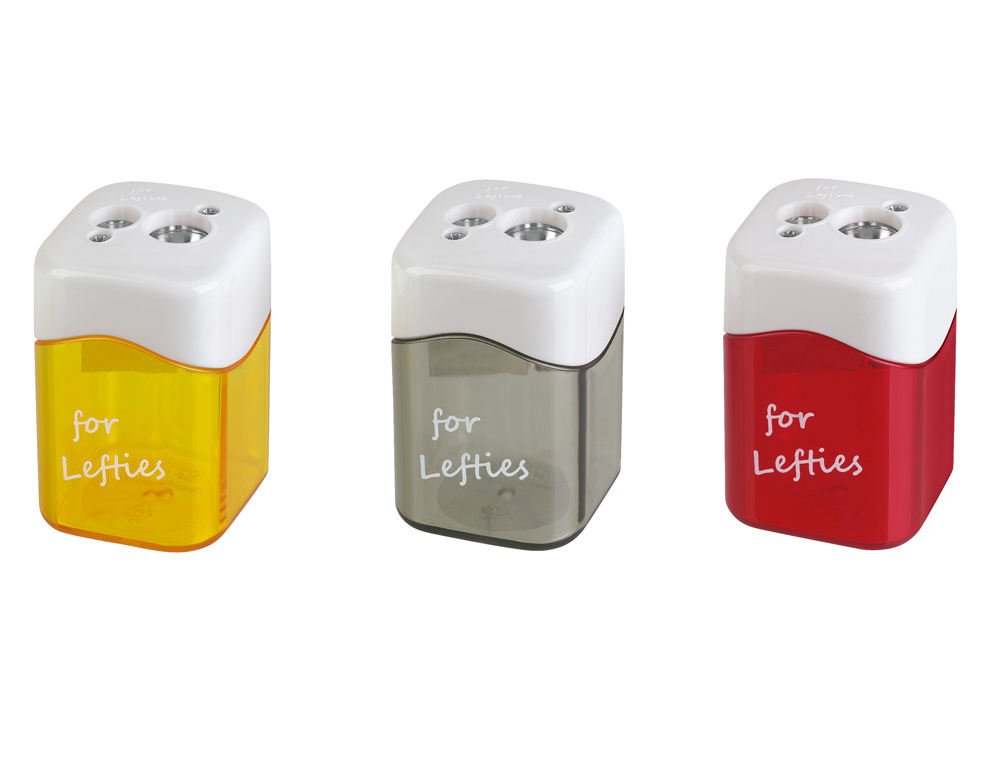 Apara lapis m+r metalico para esquerdinos 2 usos com deposito cores sortidas (10 unidades) ( Imagem 2 de 2 ) - Preview
