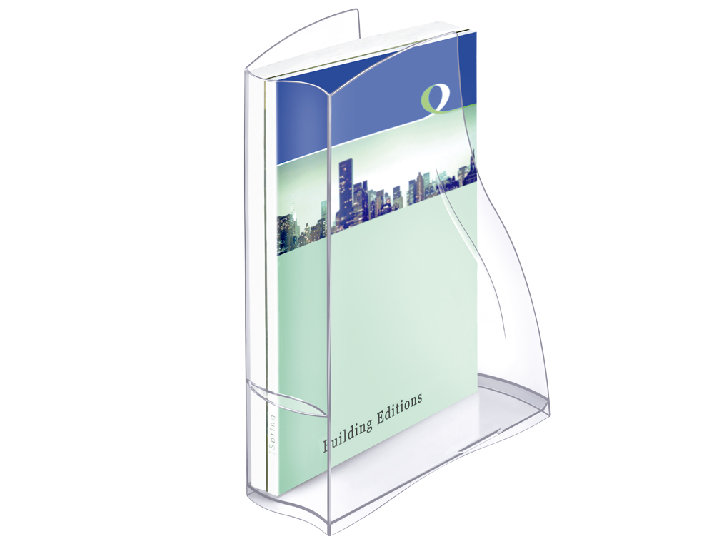 Porta revistas cep isis plastico transparente ( Imagem 2 de 5 ) - Preview