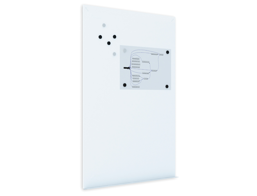 Quadro branco rocada com sistema ski whiteboard 100x150 cm ( Imagem 4 de 11 ) - Preview