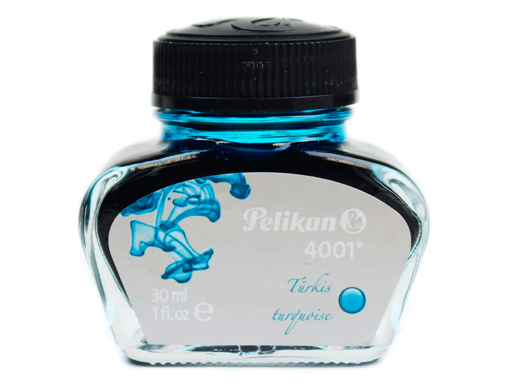 PELIKAN - TINTEIRO 4001 30ml TURQUESA - 311894 ( Imagem 2 de 2 ) - Preview