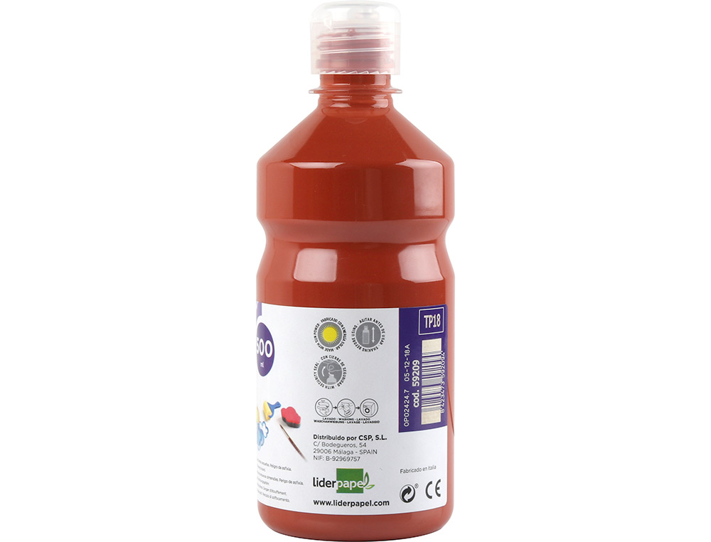 Guache escolar liderpapel 500 ml castanho ( Imagem 4 de 11 ) - Preview