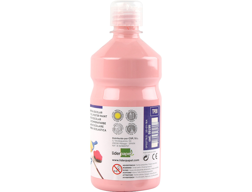 Guache escolar liderpapel 500 ml rosa ( Imagem 4 de 11 ) - Preview