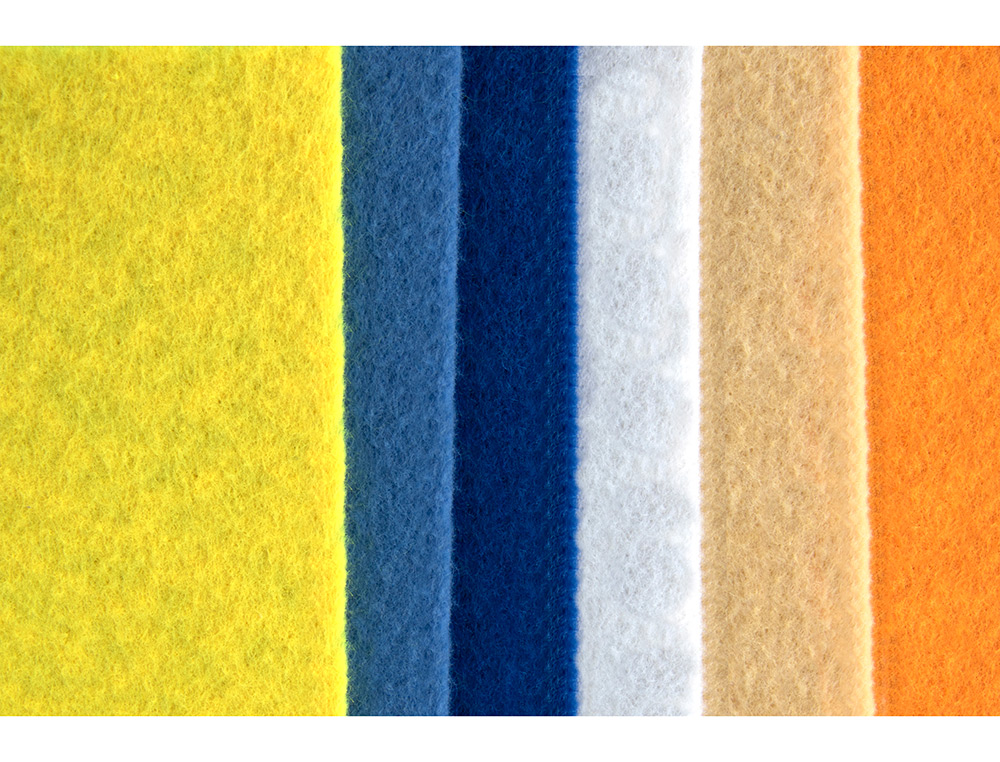 Feltro liderpapel 50x70cm laranja (10 unidades) ( Imagem 4 de 5 ) - Preview