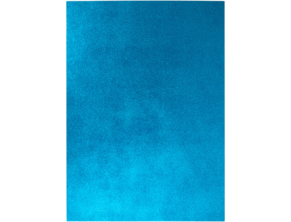 Papel Eva Liderpapel C/Purpurina 50x70cm 60gr, Espessura 2mm - Azul Claro ( Imagem 4 de 9 ) - Preview