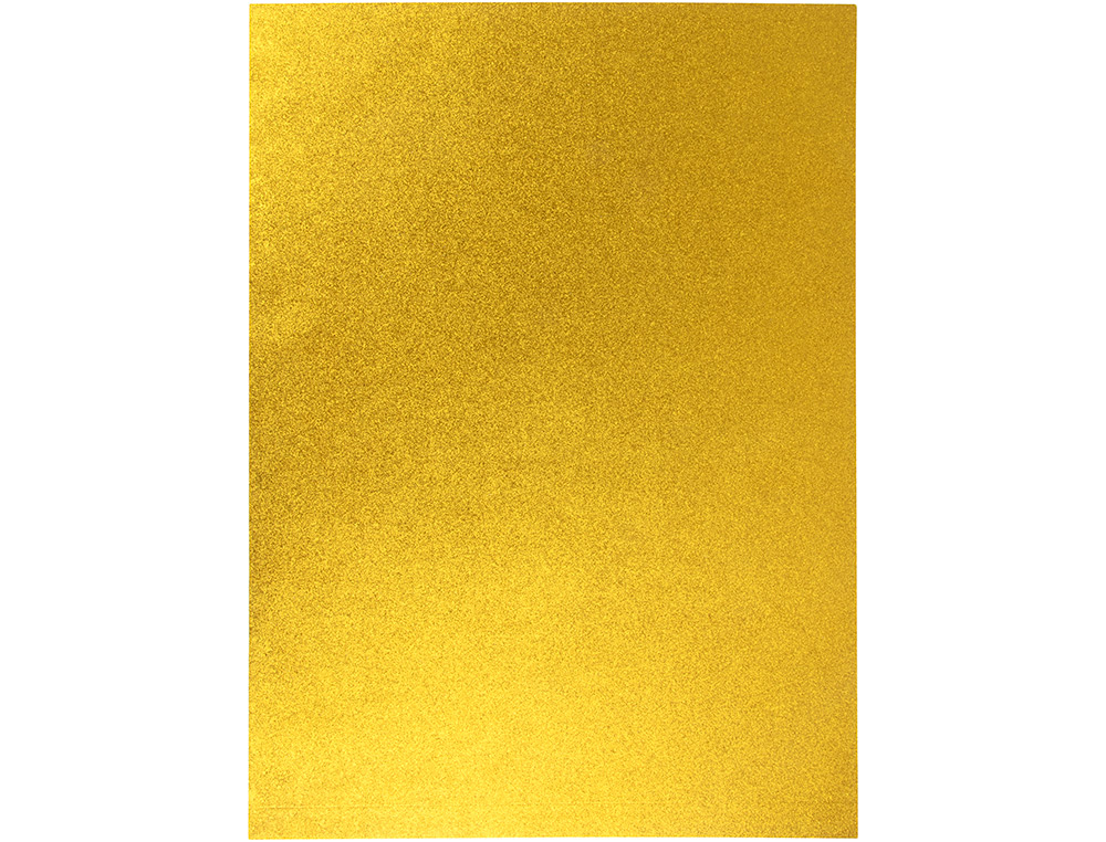 Goma eva com purpurina liderpapel 50x70cm 60gr espessura 2mm ouro ( Imagem 4 de 9 ) - Preview