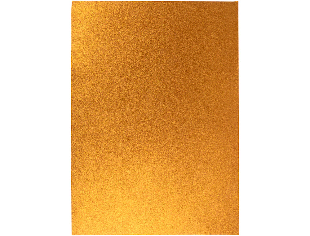 Goma eva com purpurina liderpapel 50x70cm 60gr espessura 2mm laranja ( Imagem 4 de 9 ) - Preview