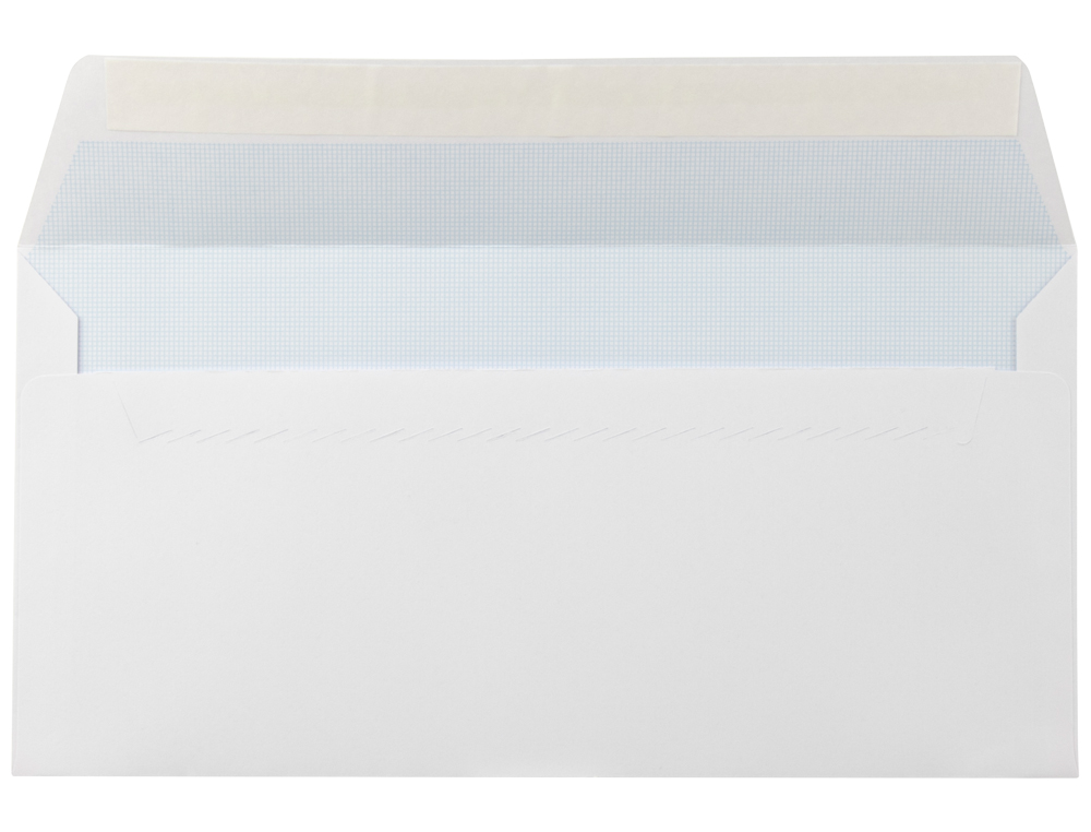 Envelope liderpapel americano branco 115x225 mm tira de silicone pack de 25 unidades ( Imagem 2 de 3 ) - Preview