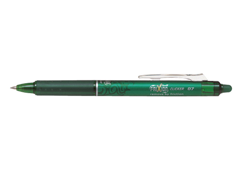 Esferográfica Pilot Frixion Clicker Apagável 0,7 mm Cor Verde ( Imagem 2 de 6 ) - Preview