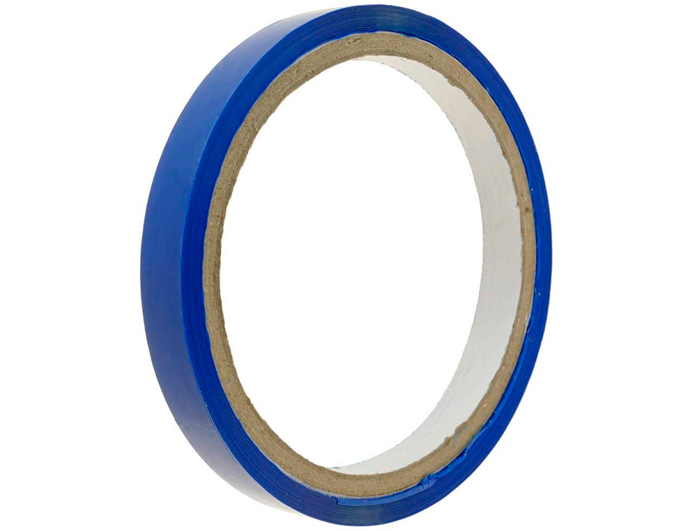 Fita adesiva q-connect 66m x 9mm azul para fechar sacos (16 unidades) ( Imagem 3 de 7 ) - Preview