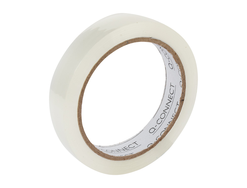 Fita adesiva q-connect 66 mt x 19 mm encelofanada ( Imagem 3 de 8 ) - Preview