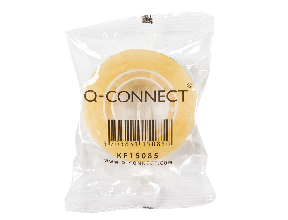 Fita adesiva q-connect 33 mt x 12 mm encelofanada ( Imagem 3 de 8 ) - Preview