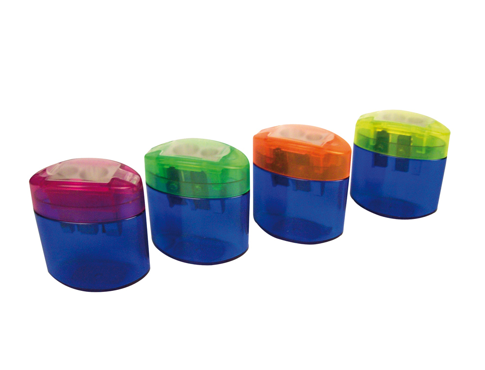 Apara lapis m+r neo light 2 usos com deposito cores sortidas (10 unidades) ( Imagem 2 de 3 ) - Preview