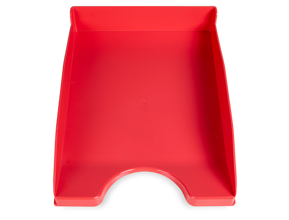 Tabuleiro de secretaria q-connect plastico vermelho opaco (6 unidades) ( Imagem 3 de 8 ) - Preview