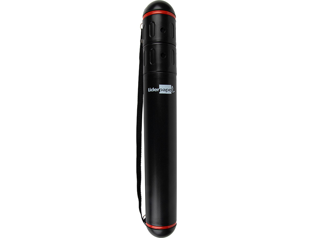 Tubo porta desenhos plastico 40 cm preto ( Imagem 2 de 15 ) - Preview