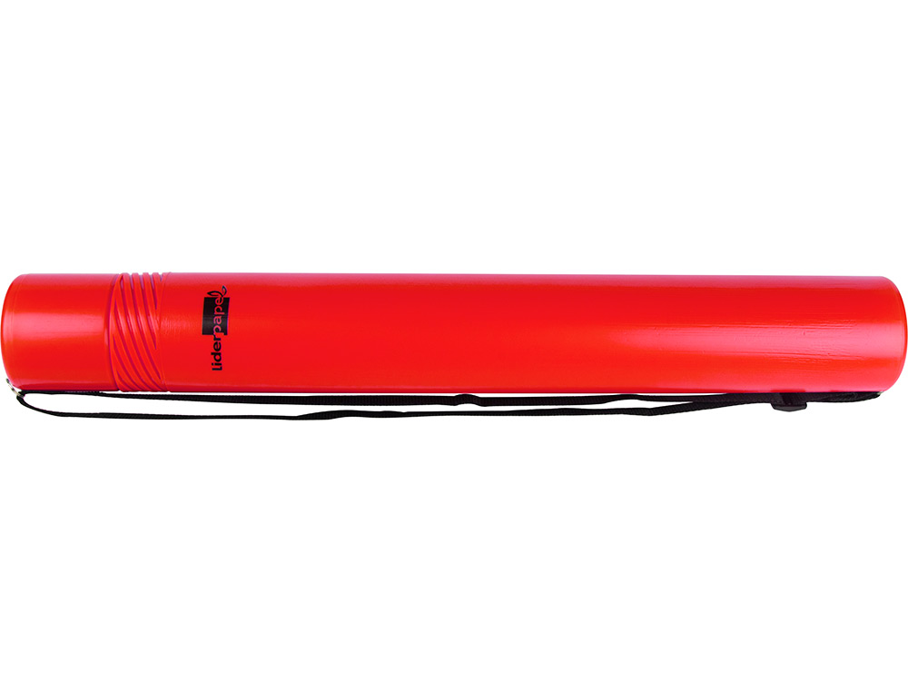 Tubo porta desenhos extensivel 80 cm vermelho ( Imagem 4 de 17 ) - Preview