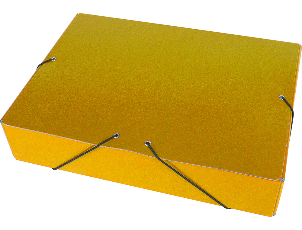 Capa elasticos para projetos lombada 7 cm amarela ( Imagem 3 de 9 ) - Preview