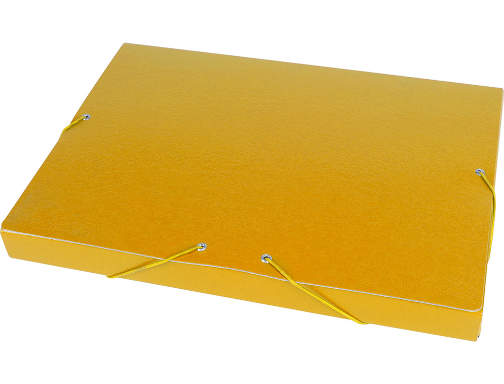 Elasticated cover for projects, 3 cm spine, yellow. ( Imagem 3 de 8 ) - Preview